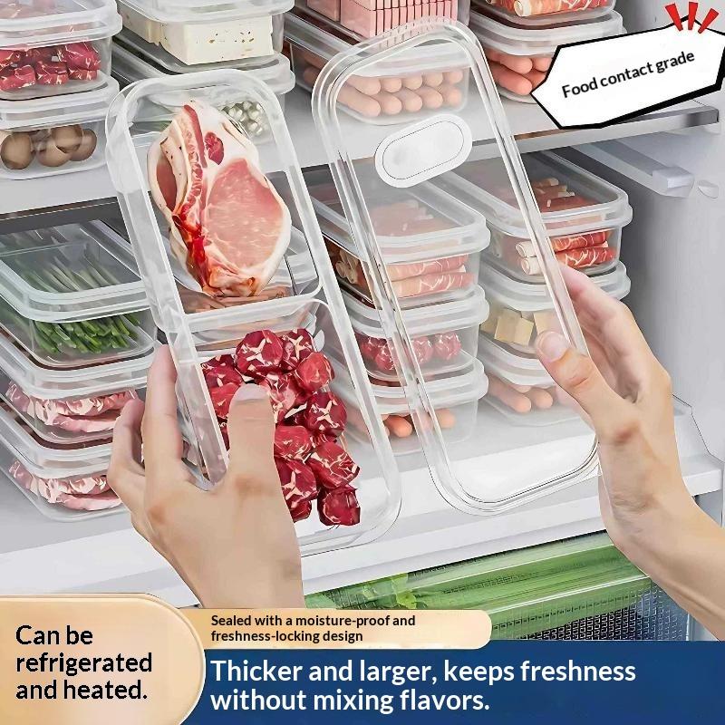 Food Packed Snacks - Organizador Apilable para Refrigerador y Congelador,
