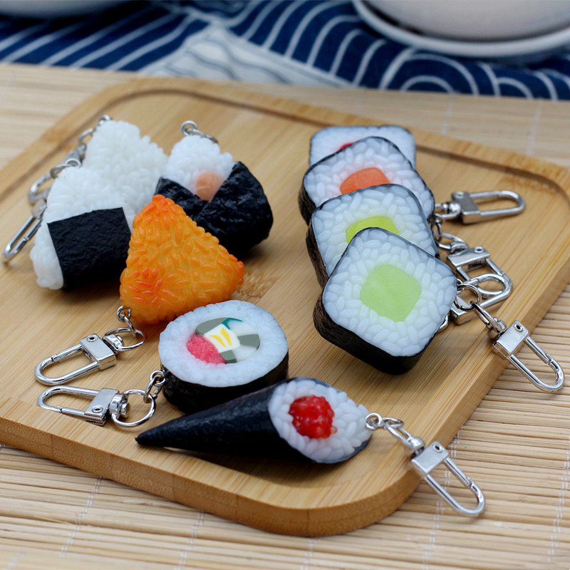 Food Zinc - Colgante de comida simulada de PVC,