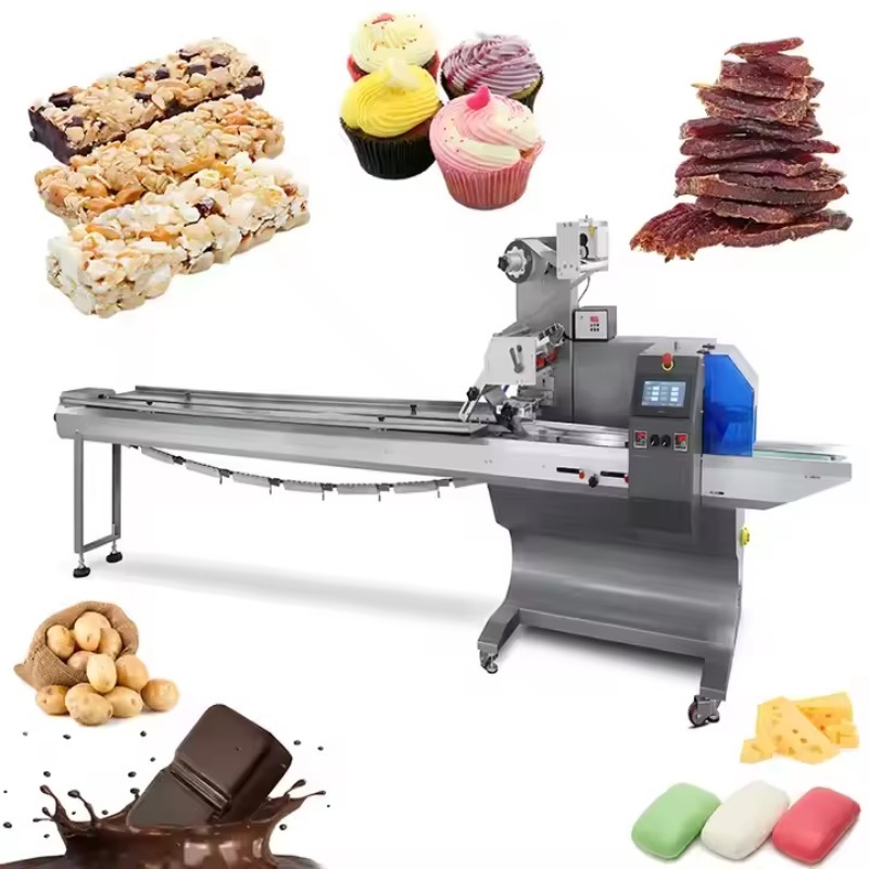 Food Packed Snacks - Máquina Automática de Empaquetado Tipo Almohada