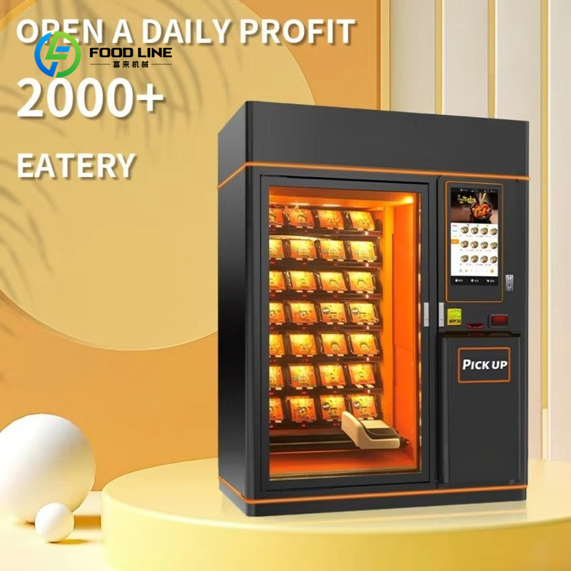 Food Snacks Vending Machine - Máquina Expendedora de Comida Caliente Personalizada,