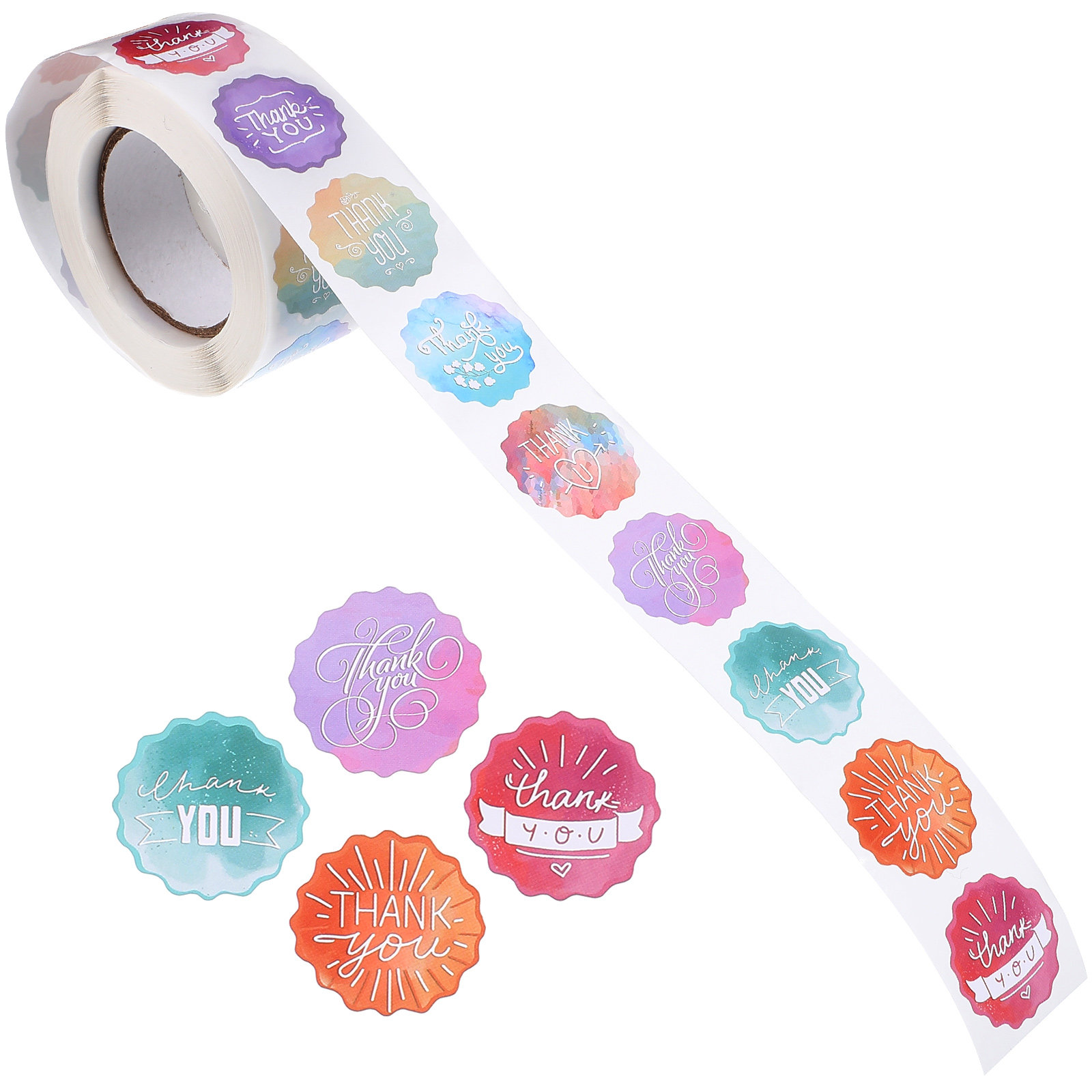 1 Rollo de Etiquetas Adhesivas - Snacks Food Labels reseña y precio