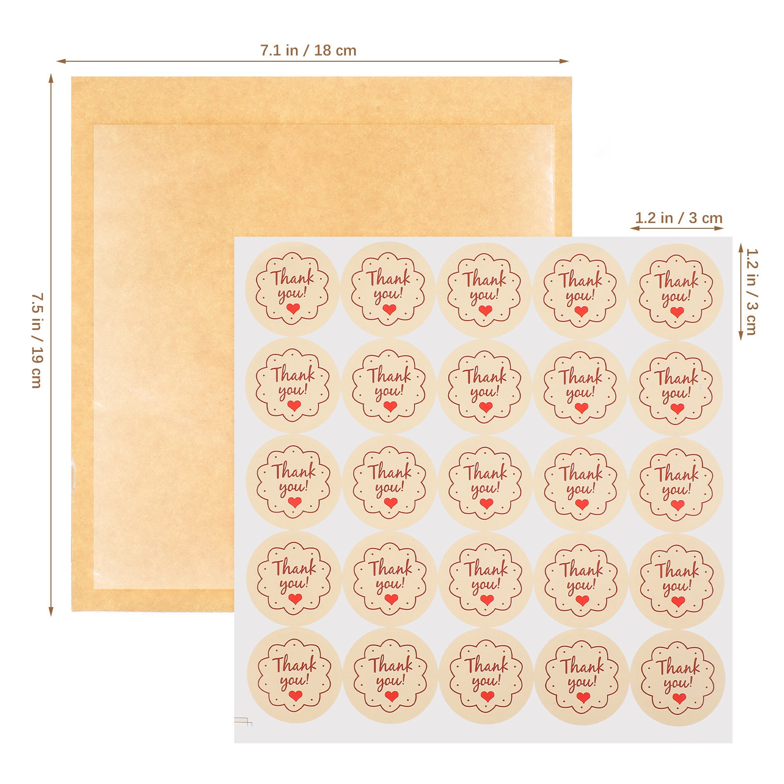 200 Bolsas de Celofán de Grado - Snacks Food Labels reseña y precio