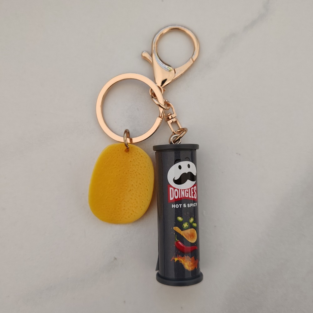 Llavero creativo con patatas f - Food Zinc reseña y precio