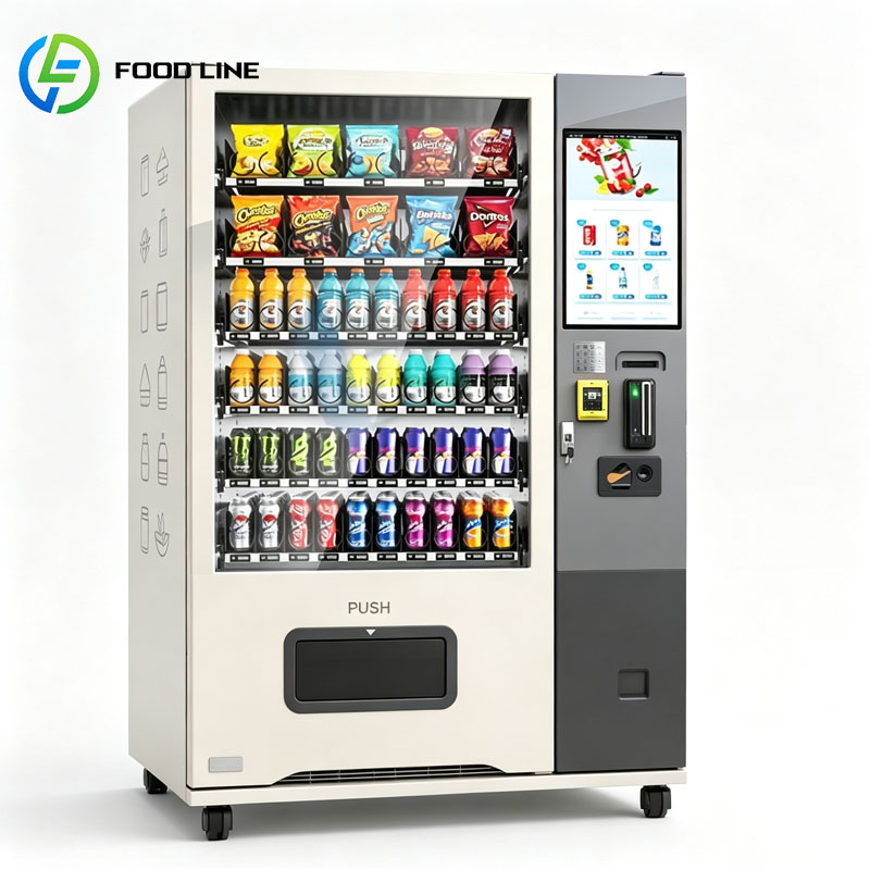 Máquina Expendedora de Bebidas - Food Snacks Vending Machine reseña y precio
