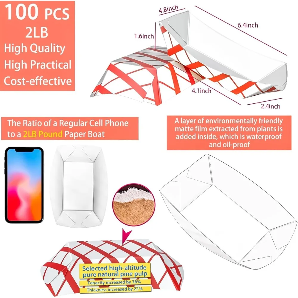 Paquete de 100 Bandejas de Pap - Food Packed Snacks reseña y precio