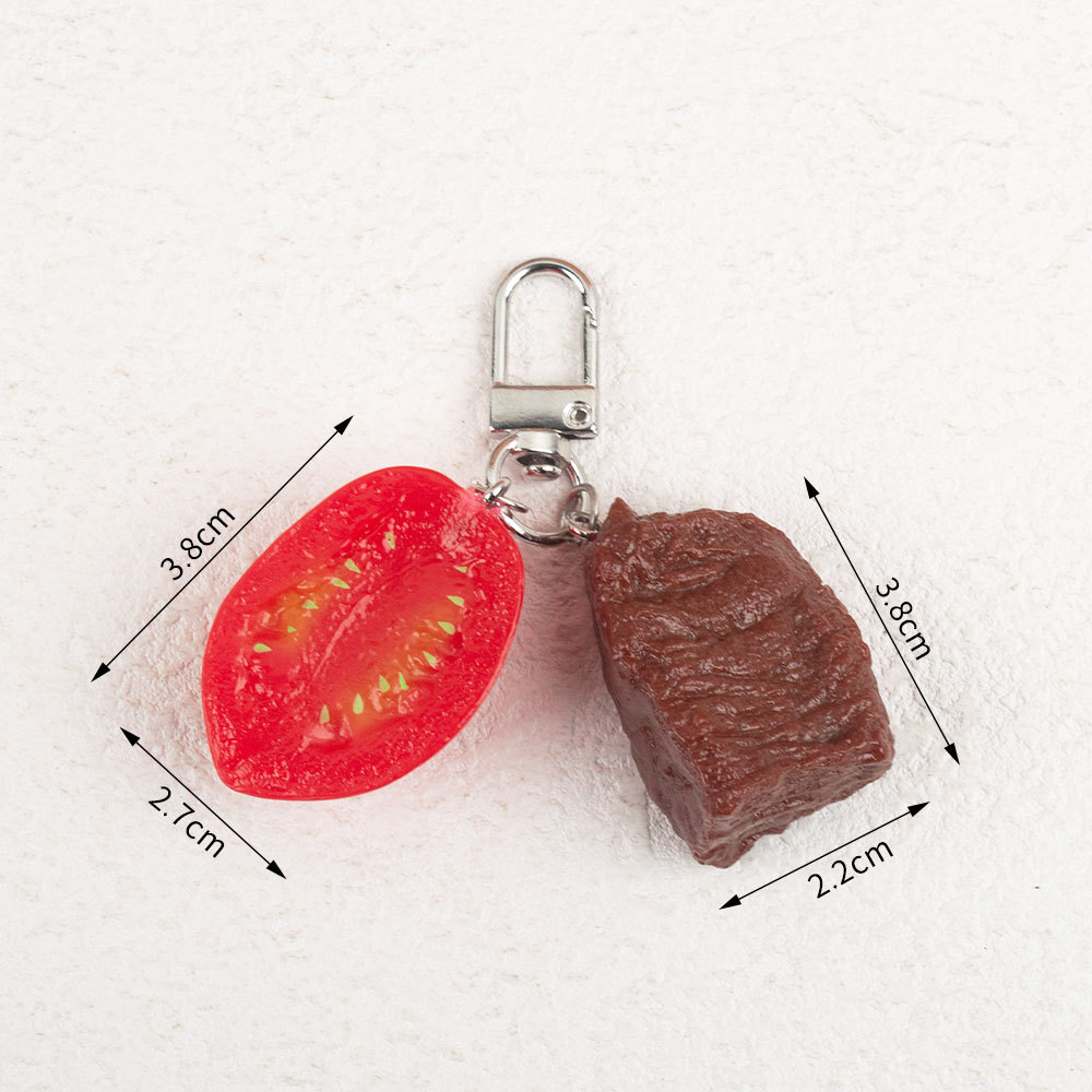 LLavero de comida simulada, co - Food Zinc reseña y precio