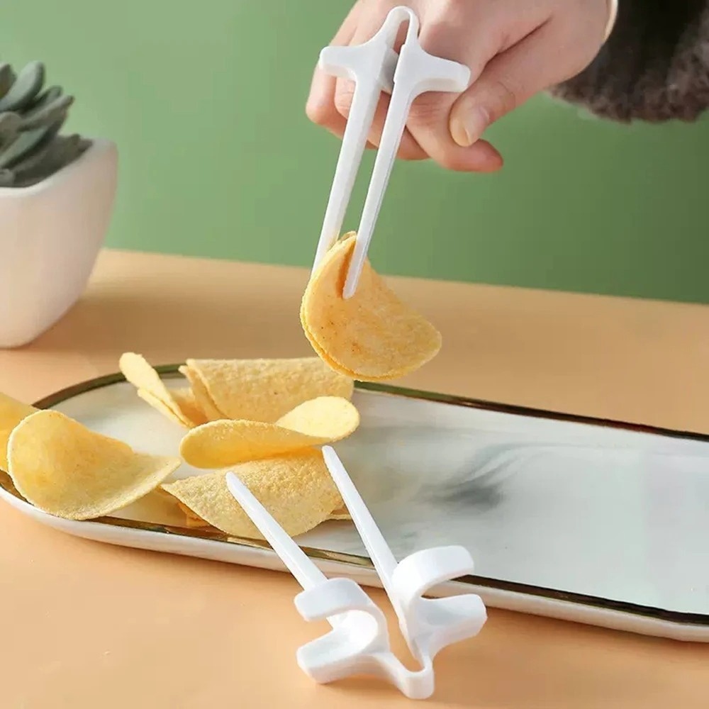 1PC Lazy Fingers Chopsticks -  - Snacks Food Video reseña y precio