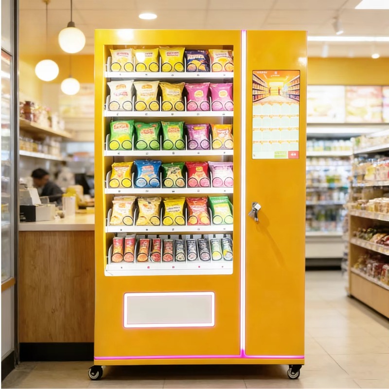 Máquina Expendedora Automática - Food Snacks Vending Machine reseña y precio