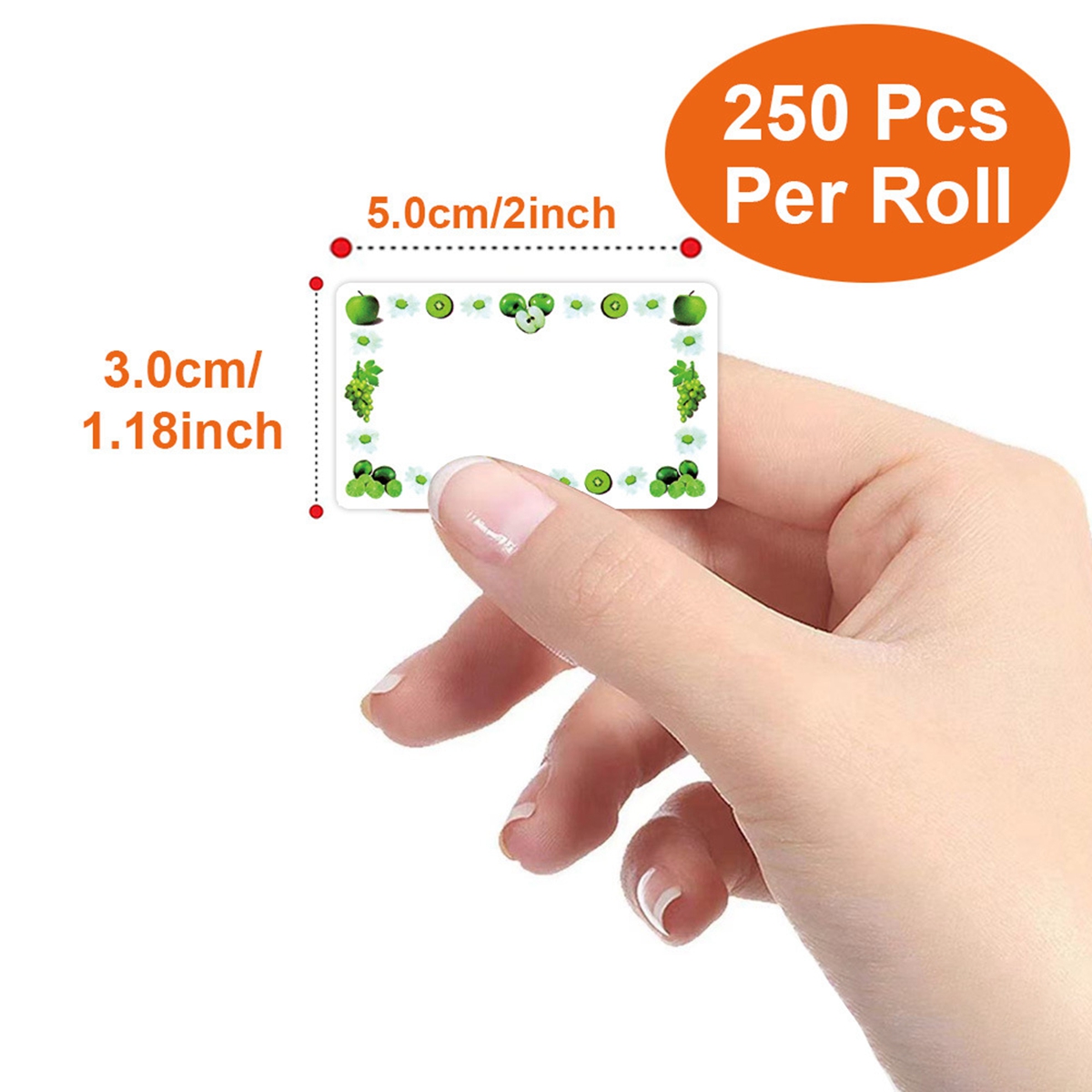 250 Etiquetas Rectangulares pa - Foods X reseña y precio
