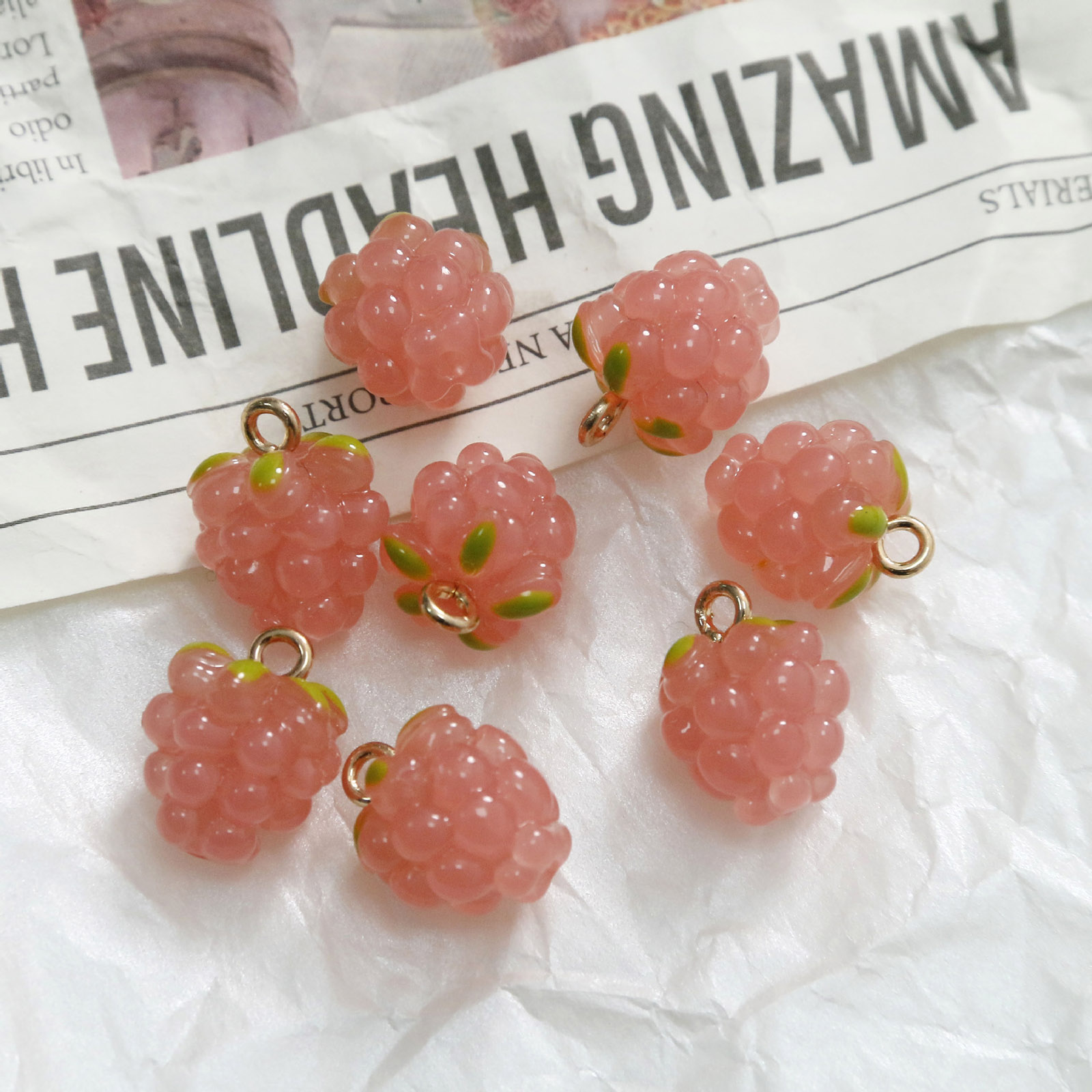 Dijes de resina 3D de 2 piezas - Foods X reseña y precio