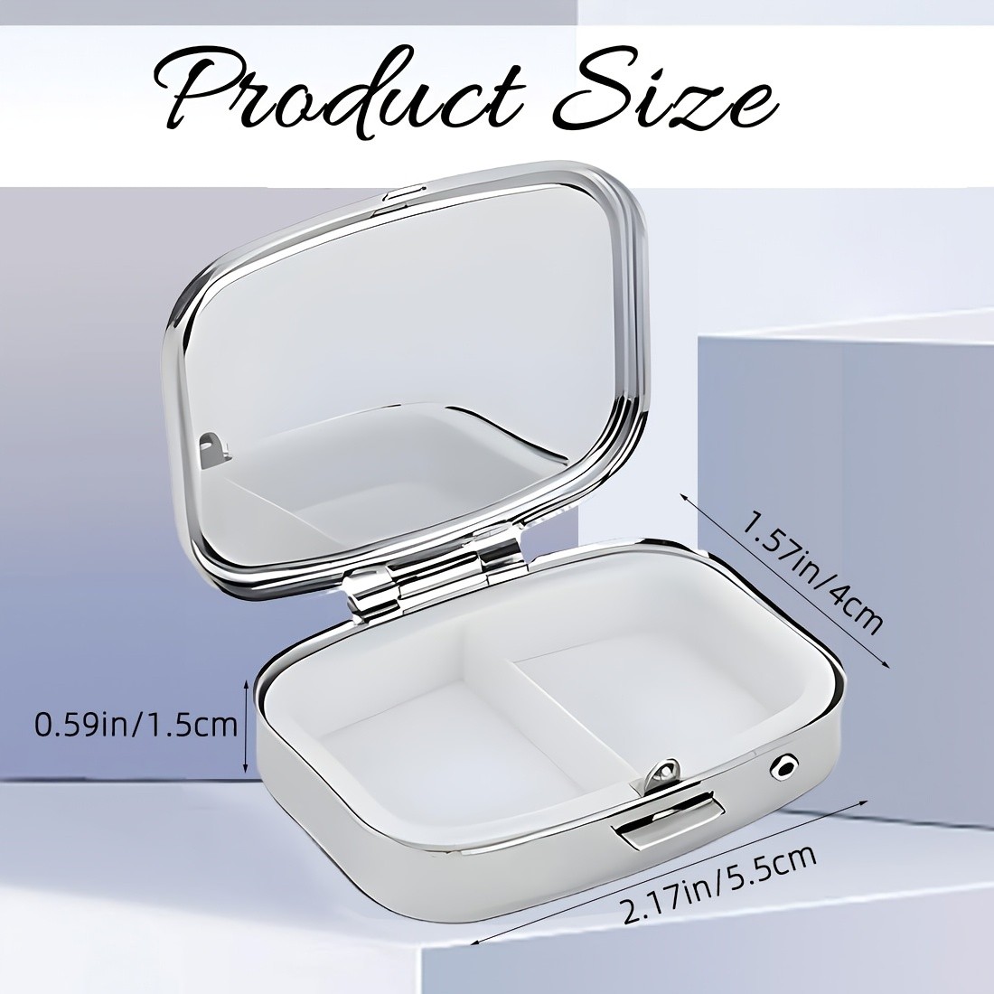 Caja de pastillas de metal con - Food Zinc reseña y precio